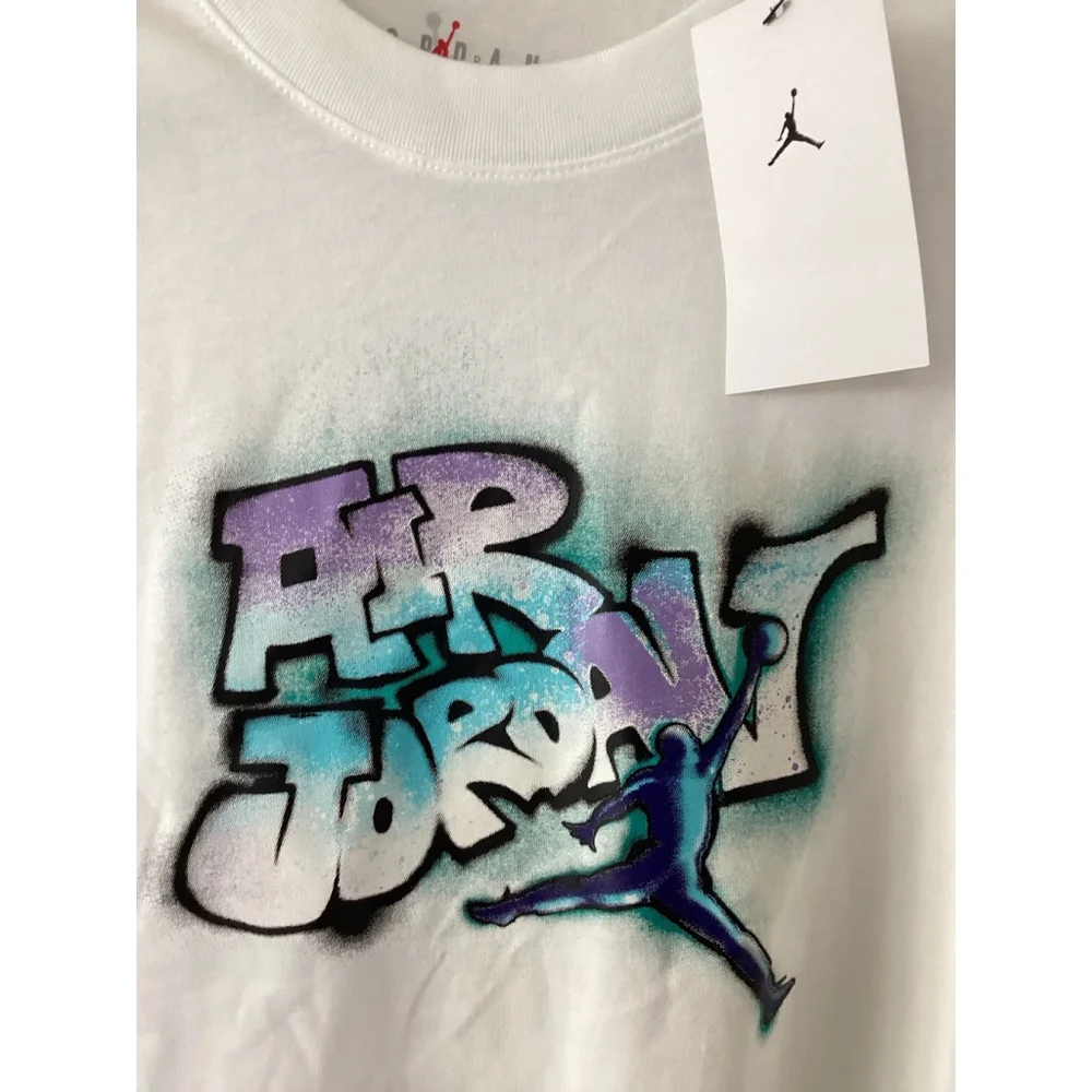 Jordan AJ5 Men’s T-Shirt Sz: Large Color: White